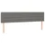 Vidaxl Box spring postelja z vzmetnico temno siva 200x200 cm blago