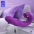 SuperLove Triple Action G-Spot & Clitoral Strong Tapping Vibrator with App Purple