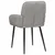 Trpezarijske stolice 2 pcs Baršun Svjetlosiva 57 x 50 x 85 cm