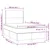 Vidaxl Box spring postelja z vzmetnico temno siva 120x190 cm blago