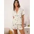 Trendyol Milla Ženski set pidžame Thmss25Pt00410, Krem