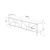 Hanah home TV Komoda Dune Bela