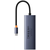 4in1 Hub Baseus  UltraJoy USB-C do 3x USB 3.0 + RJ45 (space grey)