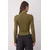 Trendyol Milla ženska bluza Twoaw25Bz00145, maslinasta