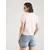 CONVERSE Majica ECHO PALMS  ecru / golobje modra