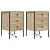 Noćni ormar s ladicama 2 pcs Sonoma hrast 42 x 41 x 61 cm