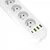 shumee 4GN+USB podaljševalni kabel 5 m bel