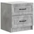 Noćni ormar s ladicama 2 pcs Betonska siva 43 x 34,5 x 44,5 cm