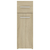 vidaXL Lekarniška omara sonoma hrast 20x45,5x60 cm iverna plošča