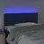 Vidaxl LED posteljno vzglavje modro 100x5x78/88 cm blago