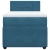 vidaXL vidaXL Box spring postelja z vzmetnico modra 90x190 cm žamet, (21307761)