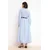 Trendyol Modest Ženska haljina Tctss26Eb00008, Svetloplava