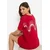 LSCN by LASCANA Spalna srajca rdeča