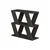 Hanah home Klub sto Lazena 60x57x22cm Antracit