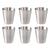 Set 6 inox prenosnih kozarcev 30ml + torbica