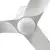 FARO 33826WT-1TW-LED Plafonski ventilator sa prigušiva HEY TUB S LED/10W/230V, bela, prečnik 90 cm WT+DO