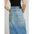 Pepe Jeans za ženske. PL901207 Midi krilo iz modrega neraztegljivega jeansa (S), Modra, Priložnostno, Bombaž, Džins, Trajnost
