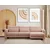 Atelier del Sofa Lily Corner Right Ugaona garnitura, Pink