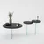 Hanah Home Set klub stolova Serenity 2, 2 komada, Antracit