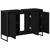 Kupaonski ormar Crni hrast 90 x 30 x 60 cm Konstruirano drvo