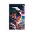 Plakat skrivnosten profil astronavta - 60x90 white