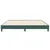 Vidaxl Box Spring postelja brez vzmetnico Temno zelena 200x210cm Žamet