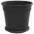 Saksije za biljke 6 pcs Crna O 19 x 16 cm Plastika