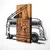 Wallity Zidna dekoracija Caravan Holiday - 379, 58x90 cm, Crna