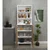 Hanah Home polica za knjige Oras, 65 cm, atlantski bor / bela