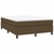 vidaXL Box spring posteljni okvir temno rjav 140x200 cm blago