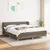 Vidaxl Box spring postelja z vzmetnico taupe 180x200 cm blago