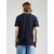 Superdry Majica temno modra/siva