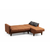 ATELIER DEL SOFA Ugaona garnitura Polya Tile Red