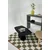 Hanah Home Klub sto Lilyum Large, 100x42x54 cm, Crni