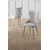 Hanah Home set trpezarijskih stolica Alpa 8 kom, siva tkanina Babyface, hromirane metalne noge