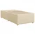 Vidaxl Box spring postelja z vzmetnico krem 80x200 cm blago