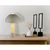 Globo 51070110 - Stona lampa PAULIN 1xE27ILLU/40W/230V siva