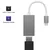 Qoltec adapter USB-C 3.1 | DisplayPort | 4K | MHL | aluminij