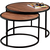 Hanah Home Set klub stolova, 2 komada Tambur Orah
