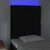 LED uzglavlje crno 80x7x118/128 cm baršunasto