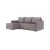 Grantex Line Ugaona garnitura Lena SV, 130x190cm, Svetlosiva