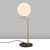 Opviq Stona lampa Luminar-14176, 29x20x64 cm, Zlatne boje