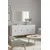 Hanah Home komoda Salkim 150, 150 cm, zlatna / bela