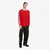 Majice adidas 3-STRIPES Rugby Longsleeve Polo Better Scarlet S