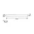 Rabalux Pametno svetlo Easylight2, LED 10W, L57.5cm, Bela