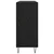 Kreveta Crni hrast 90 x 32,5 x 80 cm Konstruirano drvo