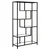 Hanah Home Polica za knjige By-30, 90x172x30 cm, Crna