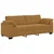 vidaXL Trosed kavč rjav 220x77x82 cm žamet