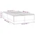 Vidaxl Posteljni okvir brez vzmetnice temno rjav 120x200 cm blago