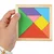 TANGRAM mini LOGIČNA IGRA USTVARJALNA UGANKA LESENI BLOKOVI UGANKA